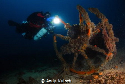 Wreck Parts at Misi (Borans Wreck) near Biograd n/M by Andy Kutsch 